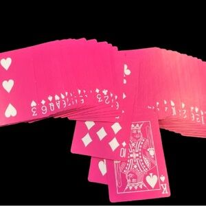 Bicycle Rare Pink Reverse Playing Cards Game Night - Unique
